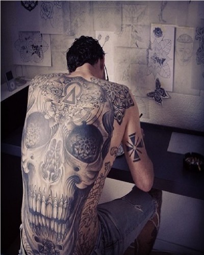 Skull tattoo