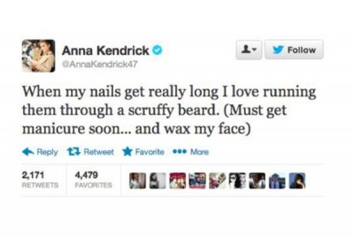 Anna Kendrick's Hidden Beard Tweet