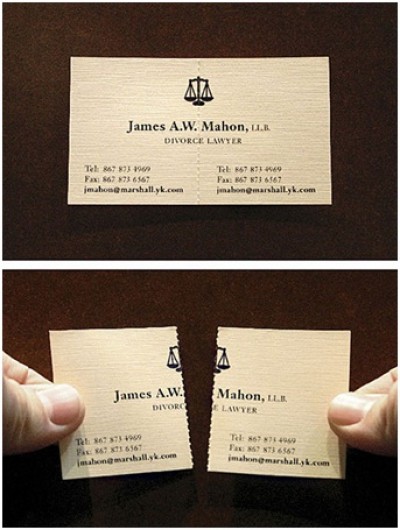 Divorce Lawyer - Two Cards In One