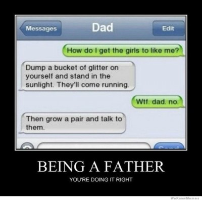 The straightforward father