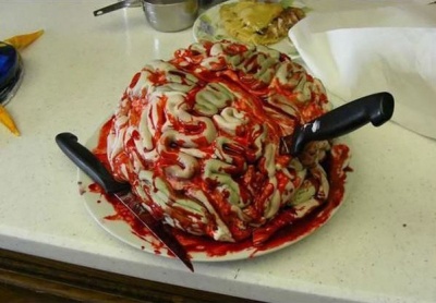 Halloween Brain Cake