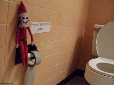 This Creepy Elf on the Shelf