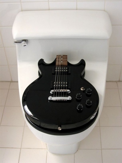 Guitar Toilet Seat