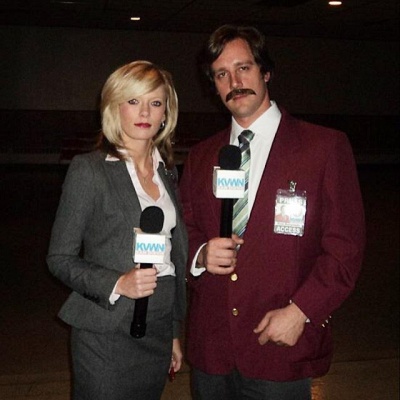 Ron Burgundy and Veronica Corningstone Costume