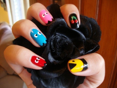 Pac Man Nails