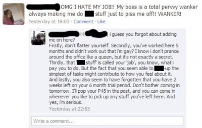 Easiest Way to Get Fired