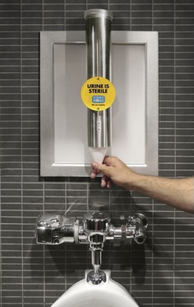Sterile urine on tap
