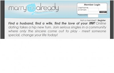MarryMeAlready.com
