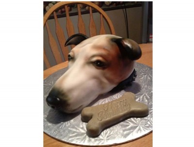 Dog Head Cake