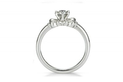 Snow White Engagement Ring