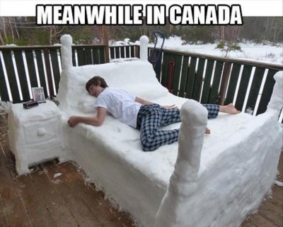 Sleeping outside is optional