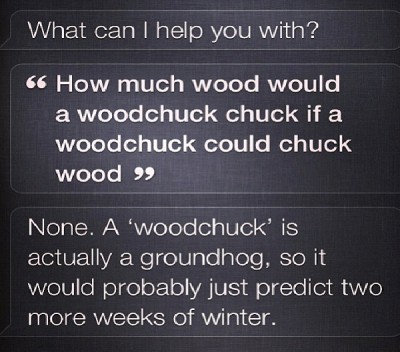Smartypants Siri