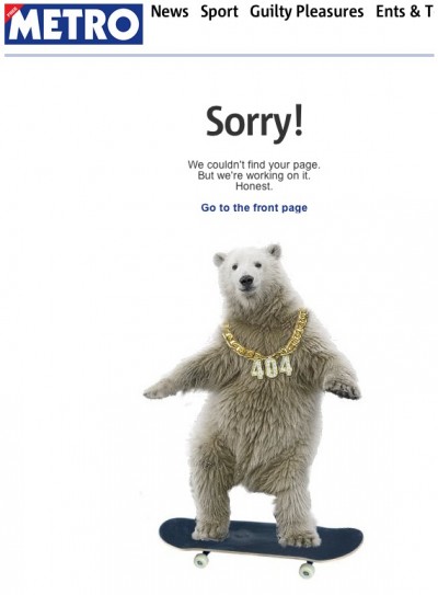 A skateboarding polar bear?