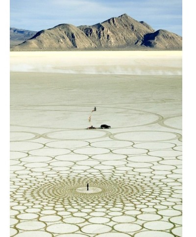 Jim Denevan Art On Lake Baikal