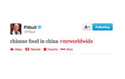 Pitbull's Foot In The Mouth Moment