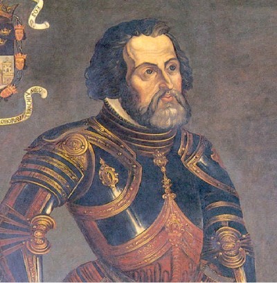 Invaded by Hernando Cortez in 1519 In 1519, Hernando Cortes led the Spanish conquest, overtaking the Aztec Empire.