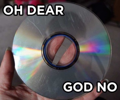 A Scratched CD