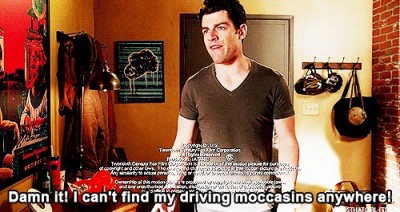 He drives with moccasins