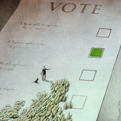 Vote like sheep
