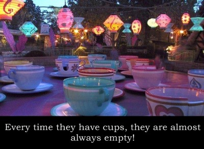 Where is all of the tea?