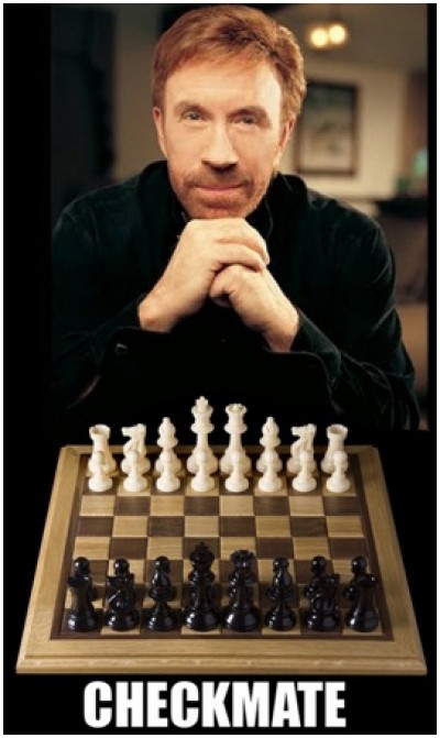 Chuck Norris Always Wins at Chess