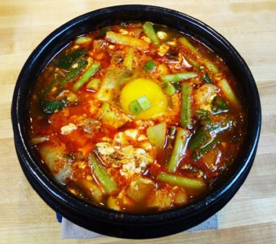 Soft tofu stew