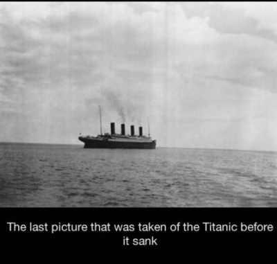 The Last Picture of the Titanic