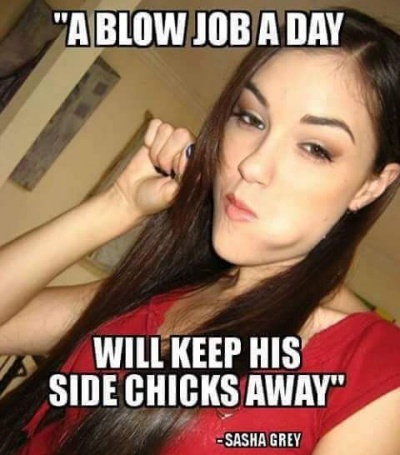 A Blowjob A Day Will Keep His Side Chicks Away!