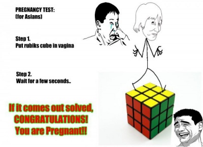 Asian Pregnancy Test!