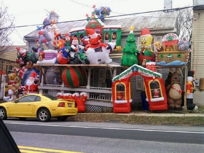 Balloon Christmas House