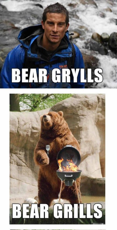 Bear Grylls Vs. Bear Grills