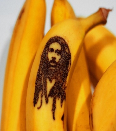 Bob Marley Banana Art