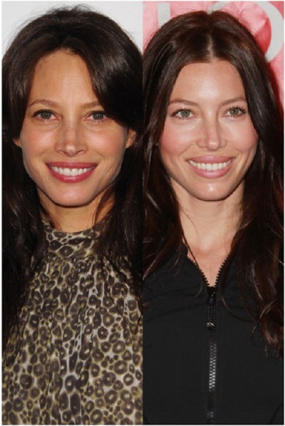 Christy Turlington & Jessica Biel