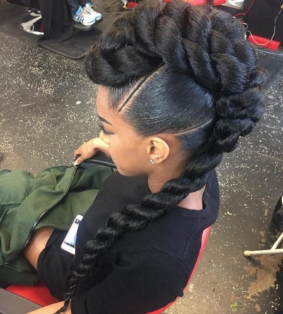 Frohawk Braid