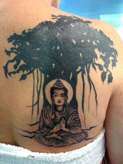 Gautama Buddha Under Bodhi Tree