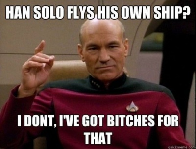 Han Solo Vs. Picard! 