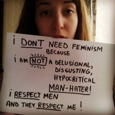 I Don't Need Feminism Because