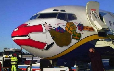 Injured Santa
