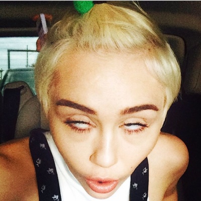 Miley Cyrus Wacky Face