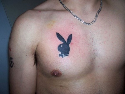 Playboy Chest Tattoo