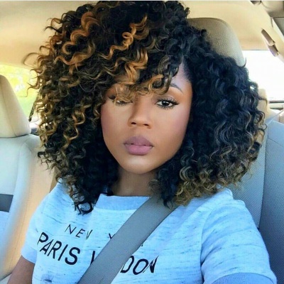 Short Ombre Crochet Braids