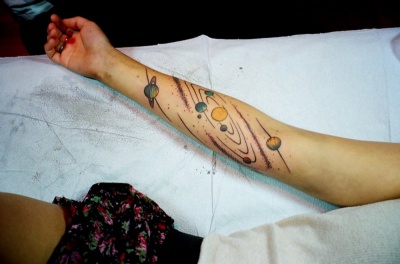 Solar System Tattoo