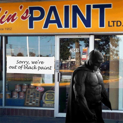 Sorry, We Are Out Of Black Paint