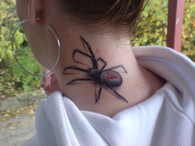 Spider 3D Tattoo