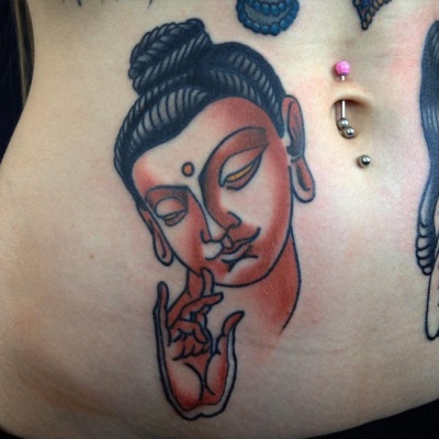 This Buddha Tattoo For Girls