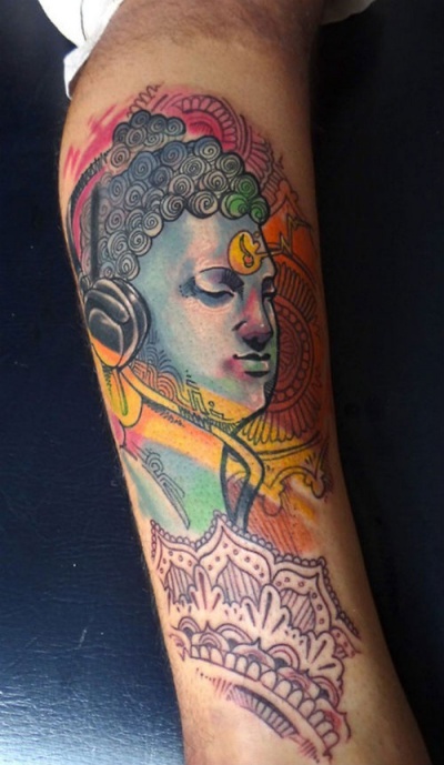 This Creative Buddha Tattoo