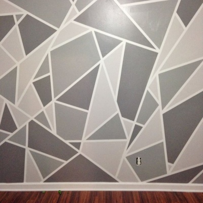 This Geometric Wall Pattern