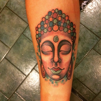 This Simple Buddha Tattoo