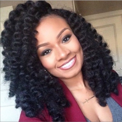 This Simple And Fluffy Crochet Braid Hairstyle