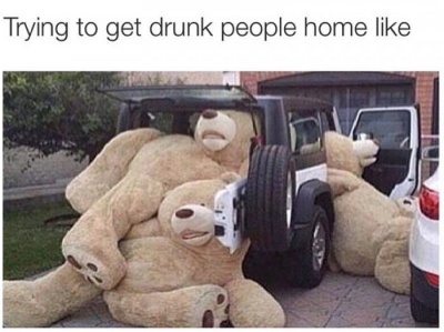 Trying To Get Drunk People Home!